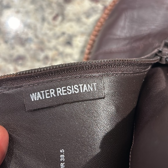 Vince Cabria Water Resistant Leather Zip Front Boot - Picture 6 of 7